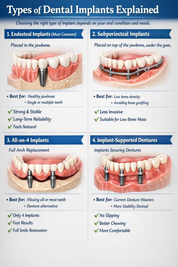 Types of Dental Implants Explained