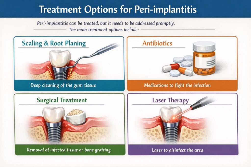 Treatment Options for Peri-implantitis